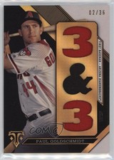 2016 Topps Triple Threads Relics 2/36 Paul Goldschmidt #TTR-PG1 1e1a