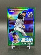 2018 Topps Chrome #83T-24 Clayton Kershaw 1983 Topps Green Refractor #17/99