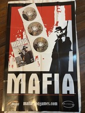 Vintage Mafia (PC CD-ROM, 2002) — 3-Disc Set with Manual & Rare 2-Sided Poster