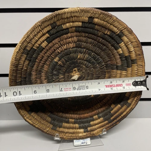 NATIVE AMERICAN Navajo Wedding Basket Bowl  10in. Dia.  1960s