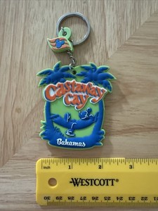 Disney Castaway Cay Bahamas Flexible Keychain Mickey Hammock
