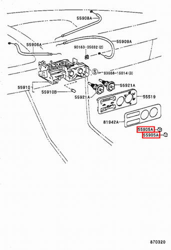 Genuine Hilux LN109 LN108 LN107 LN106 LN105 Dash Heater Fan Control Switch Knob - Picture 4 of 20
