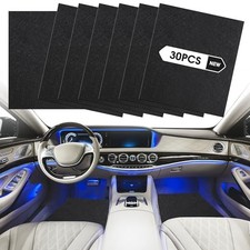 Disposable Floor Mats for Cars, 30 Pack Car Floor Mats, Black Automotive Floor