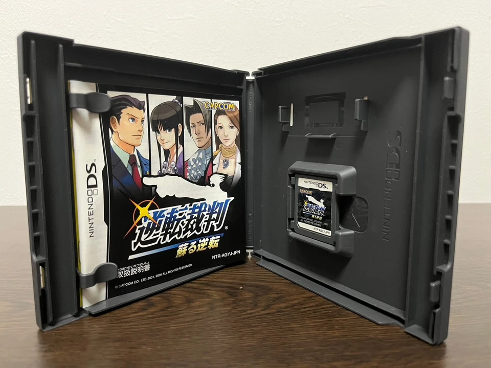 Ace Attorney Gyakuten Saiban 1 2 3 4 set Nintendo DS NDS Japanese ver Tested - Image 3 of 4
