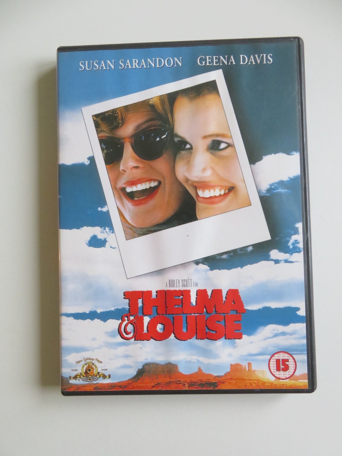 THELMA & LOUISE - B (DVD) SUSAN SARANDON GEENA DAVIS 1991 REGION 2