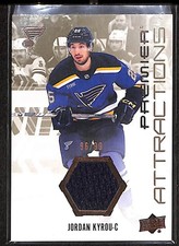 2024-25 Upper Deck Premier Attractions Game Used Jersey #PA-JK Jordan Kyrou /99