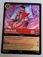 Disney Lorcana TCG - Fabled: Powerline 110/204 - Super Rare - Near Mint