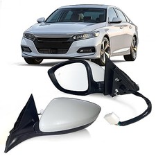 Left Driver side Mirror Fits 2018-2022 Honda Accord LX, Sport With Power Glass