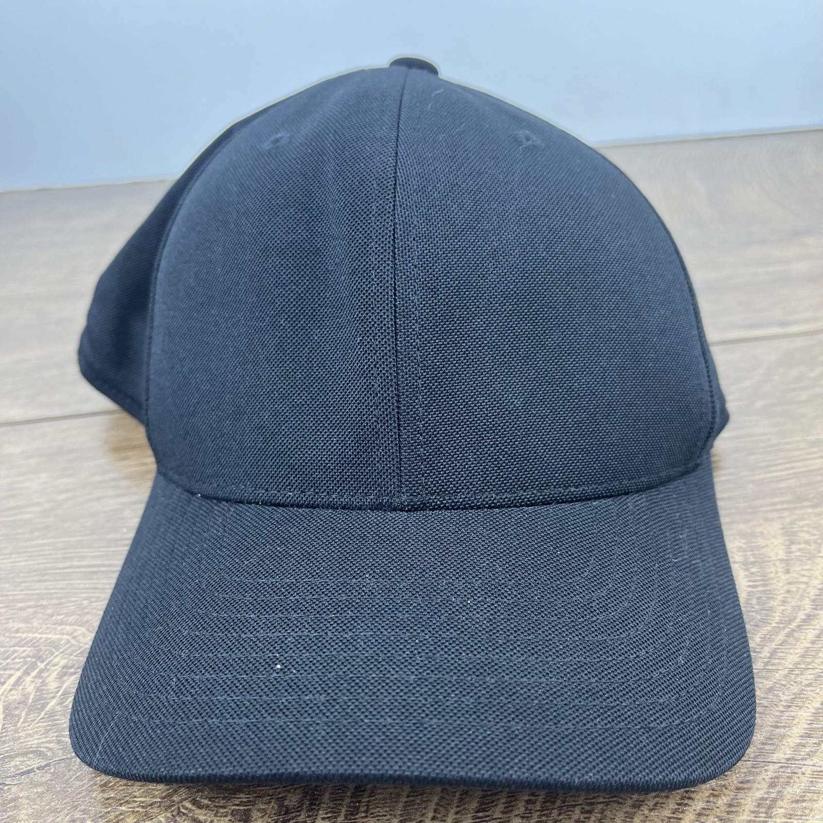 Plain Black Baseball Hat Black Cap Hat Adjustable… - image 1