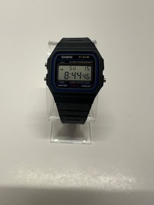 Casio F-91W-3HD Vintage Digital Retro Watch WR Alarm Chrono LED Illuminator NEW