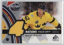 2025-26 SP Game Used 4 Nations Face-Off Fabrics Team Sweden Gustav Forsling 1u5i