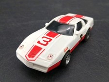 Tyco Ho Slotcar 3 White Corvette Modified