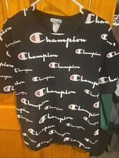Champion aop tee shirt mens large