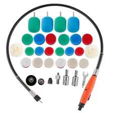 Mini Buffing Polishing Pads, 30Pcs Mini Detail Polisher Pads Use on Rotary Tools