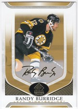 2020-21 UD SP Signature Edition Legends Gold Script RANDY BURRIDGE #236 Bruins