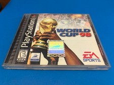 World Cup 98 (Sony PlayStation 1, 1998) PS1 | UNTESTED | Complete w/ Manual