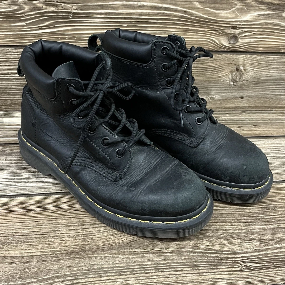 Dr. Martens Men\'s US‎ 6 939 6-Eye Ben Boots Black Leather England Ankle Vtg dr martens 939 products for sale | eBay main image 3