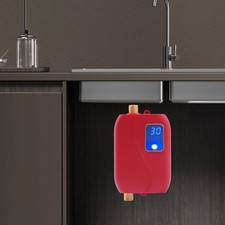 Mini calentador de agua eléctrico instantáneo sin tanque cocina debajo del fregadero grifo