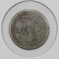 1763 Danish West Indies 24 Skilling (Damaged)