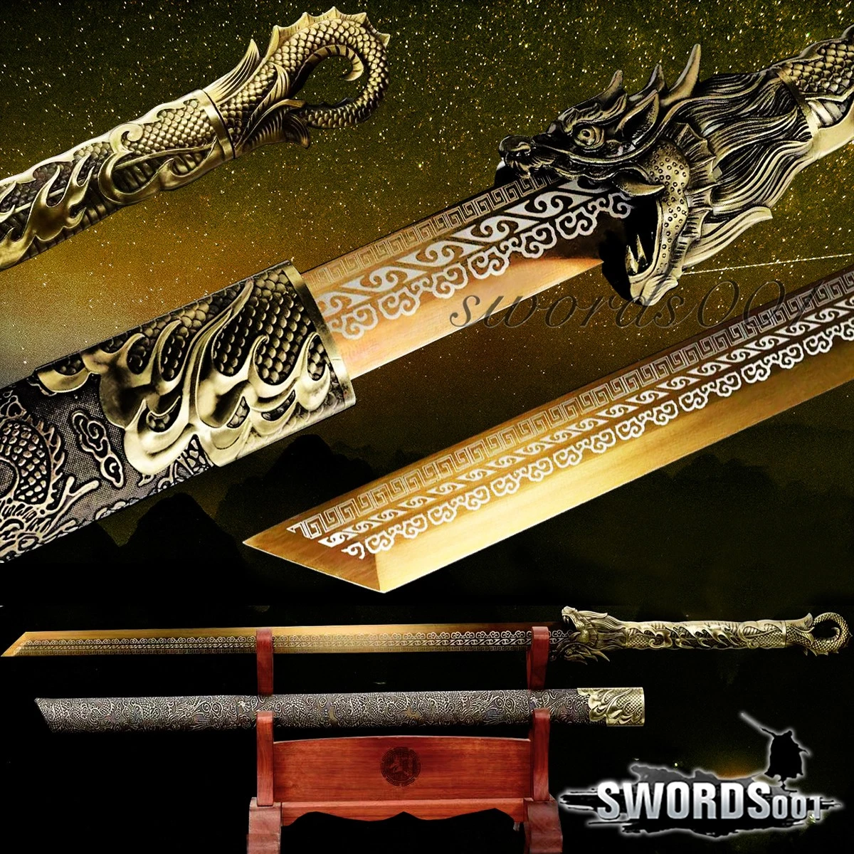 Ninja 金色收藏日本katanas | eBay
