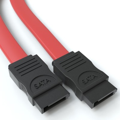 SATA 3Gb/s Verbindungskabel, rot, 1m