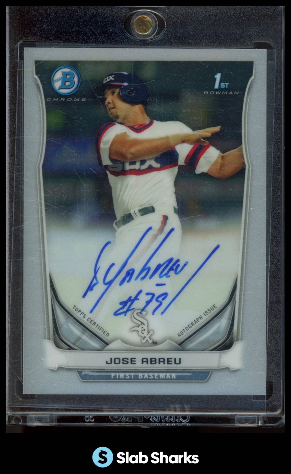 2014 BOWMAN #BCAP-JAB JOSE ABREU CHROME PROSPECT AUTO RC ROOKIE
