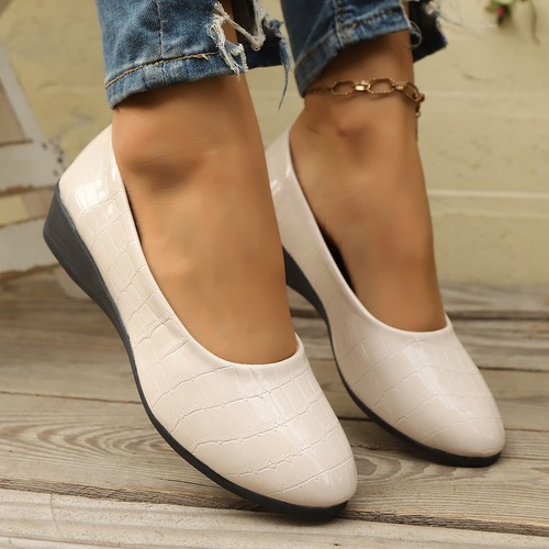 Flache Damenschuhe Slipper Bequem Ballerinas Schuhe Büro Arbeitsschuhe - Bild 15 von 31