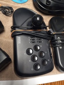 Sega Genesis / Sega Cd Console MK-4102 -  With 2 Arcade Sticks & Sega CD Game