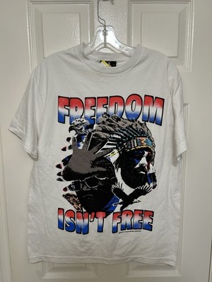 Channel 5 Freedom Isn t Free White Tee Size Medium