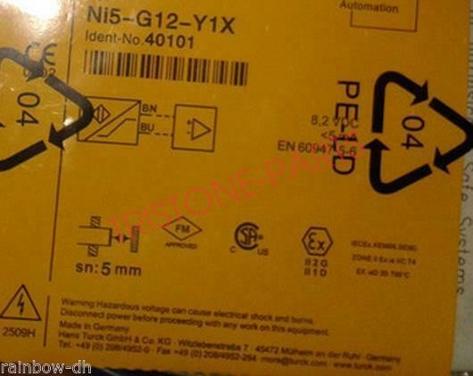 1PC NEW TURCK Proximity Switch sensor NI5-G12-Y1X