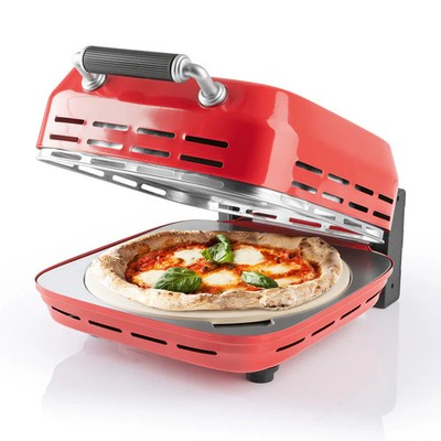GOURMETmaxx Elektrischer Pizza-Ofen inkl. Pizzastein bis 400° C mit Timer 1800W