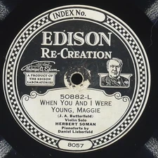 WAIKIKI ORCHESTRA HERBERT SOMAN Break News Mother / Maggie EDISON 50882 VG 78