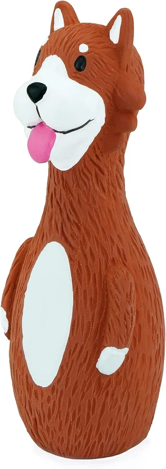 Pacote com 3 brinquedos de látex estridente de 5,7 polegadas vara de pé brinquedo para cachorro cachorro cachorro buscar - Imagem 4 de 4