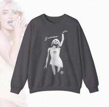 Retro Sabrina Carpenter Graphic Design Pop Music Charcoal Sweatshirt S-5XL