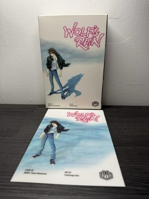 Wolf's Rain Complete Manga Box Set Volumes 1 & 2 English OOP w/ Lenticular Card