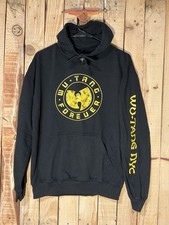 Wu Tang Forever NYC Sleeve Print Black Long Sleeve Hoodie Men  s Medium