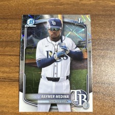 Bowman Chrome 2025 1st Raymer Medina Refractor Tampa Bay Rays #BCP-175