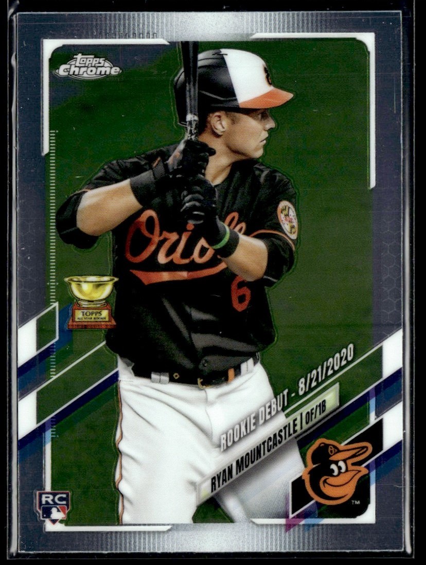 2021 Topps Chrome Update Ryan Mountcastle RC Baltimore Orioles #USC39