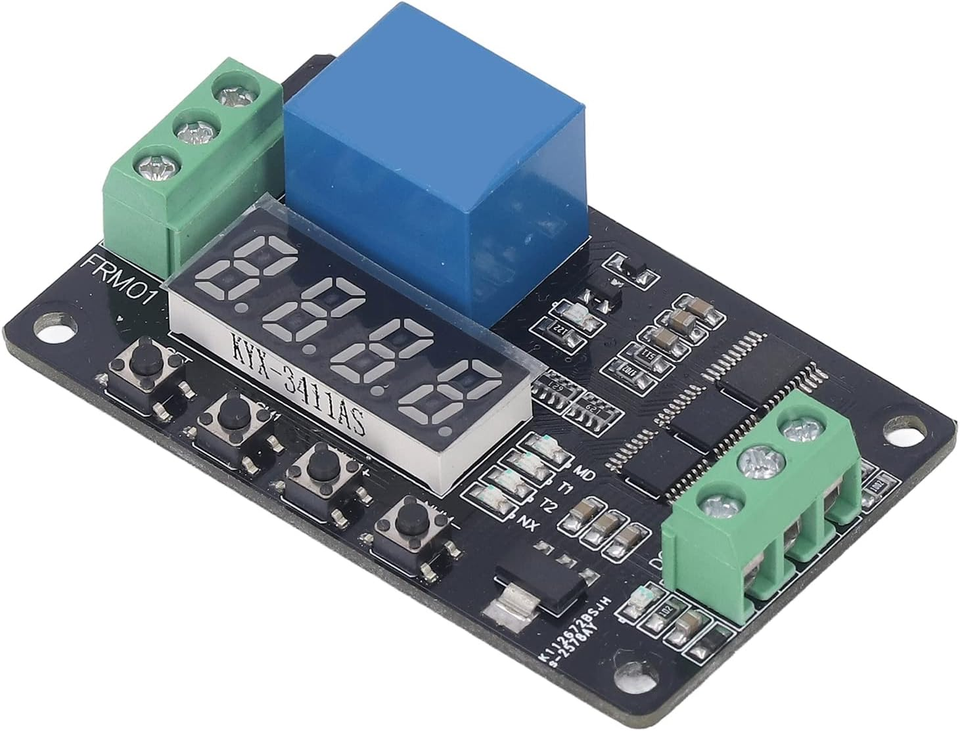 12v Relay Timer Module Time Delay Relay,18 Programmable Modes,Dc 12V,FRM01 Module with Auto ...