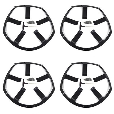 20x XD Series Matte Black Mid-Spoke Wheel Inserts for 20x9 XD827 +