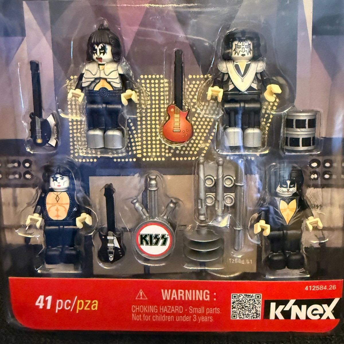 K'NEX Kiss Minifig Figure Set 48585 Demon Starchild Spaceman