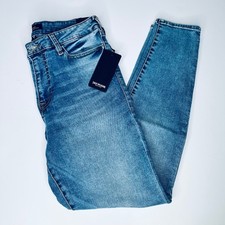 True Religion Halle High Rise Super Skinny Jeans Lightbreaker New 31