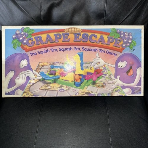 VTG Parker Brothers The Grape Escape Board Game 1992 Complete