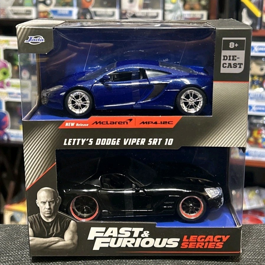 JADA TOYS 1/32 - MCLAREN MP4 12C & DODGE VIPER TWIN PACK FAST AND