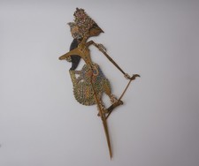 Wayang Kulit Indonesische Schattentheater Figur 20. Jahrhundert ca. 70,5 cm