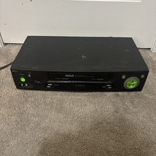 RCA VR704HF VHS VCRplus Hi-Fi Stereo Player 4-Head No Remote TESTED WORKS VCR