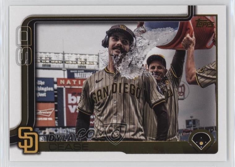 2025 Topps Series 1 Golden Mirror Image Variation Dylan Cease #58 14lt