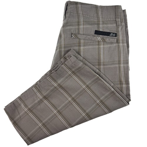 Y2K Lost Enterprises Skater Shorts OG Eyeball Logo Classic 2000s Style Plaid