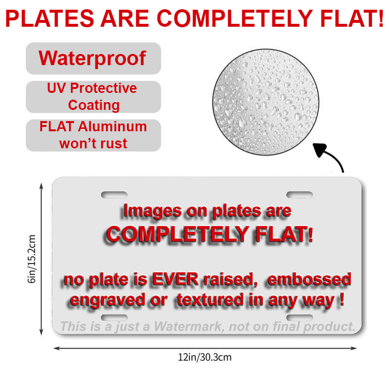 Kansas City Chiefs Text Inspire Art on Mesh FLAT Aluminum Novelty License Plate