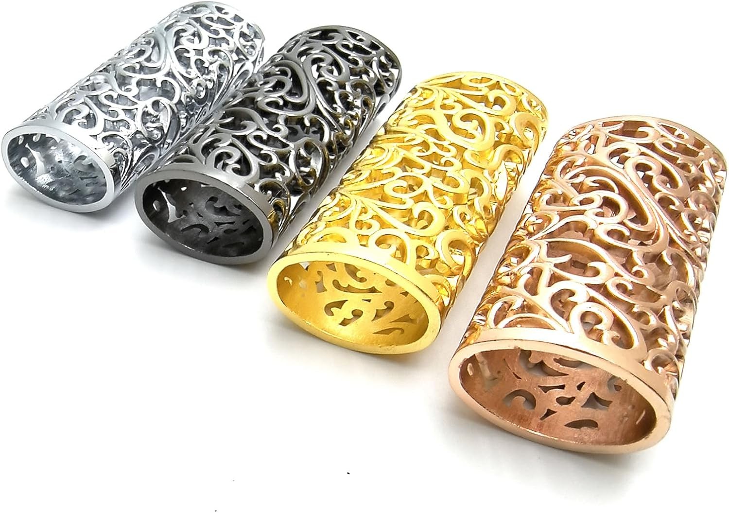 Thick Lighter Case Cover Holder Sleeve Pouches Metal Hollow Yellow Golden 